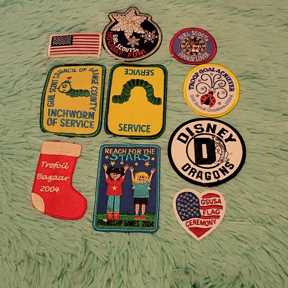 10 for $12 OC Girl Scout Patches